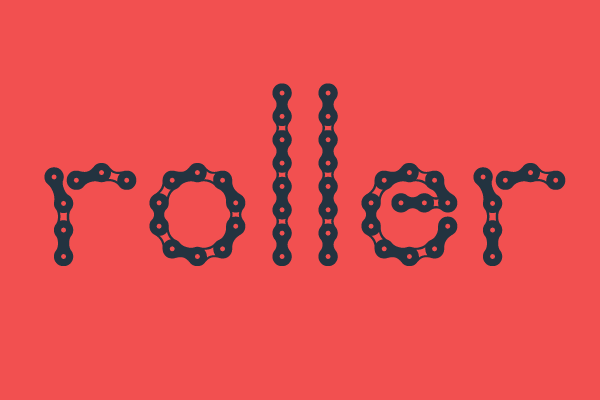 display typeface "roller"